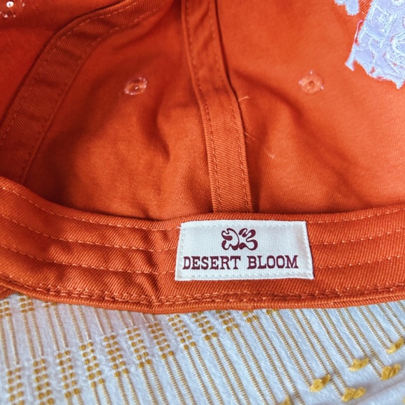 Hot Girls Wear Cowboy Boots Baseball Hat - NWOT - Orange and White - Picture 5 of 6